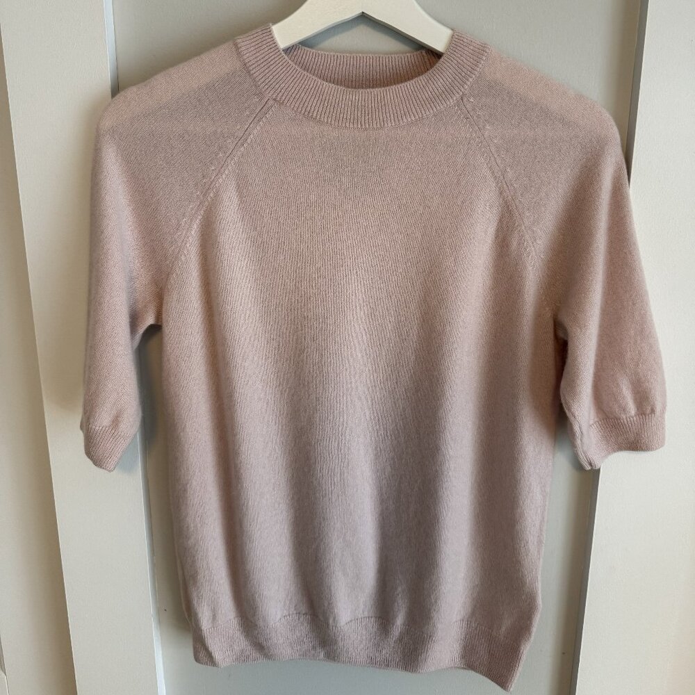 H&M cashmere short-sleeved sweater